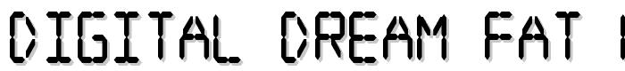 Digital dream Fat Narrow font